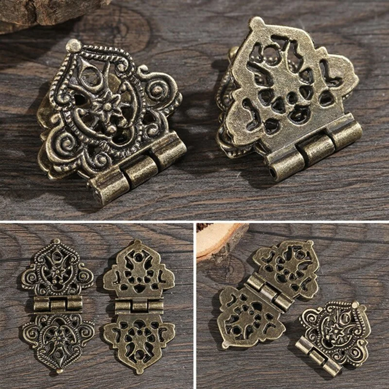 Furniture Hardware Vintage - 3 pz/set cerniera fiore cavo in