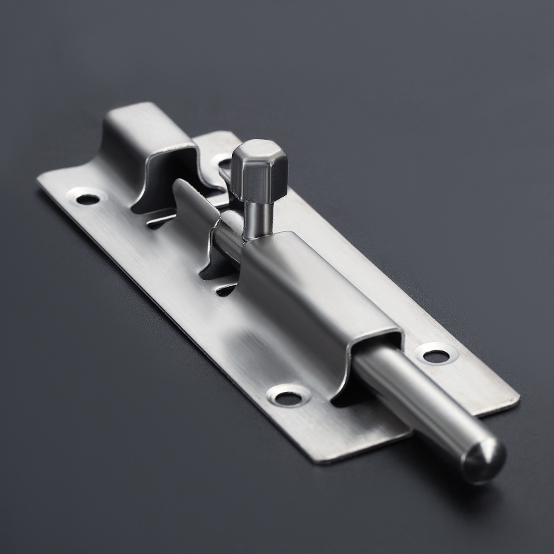 Barrel Bolt Slide - 1Pc 3/4/5 Pollici Lungo Argento In