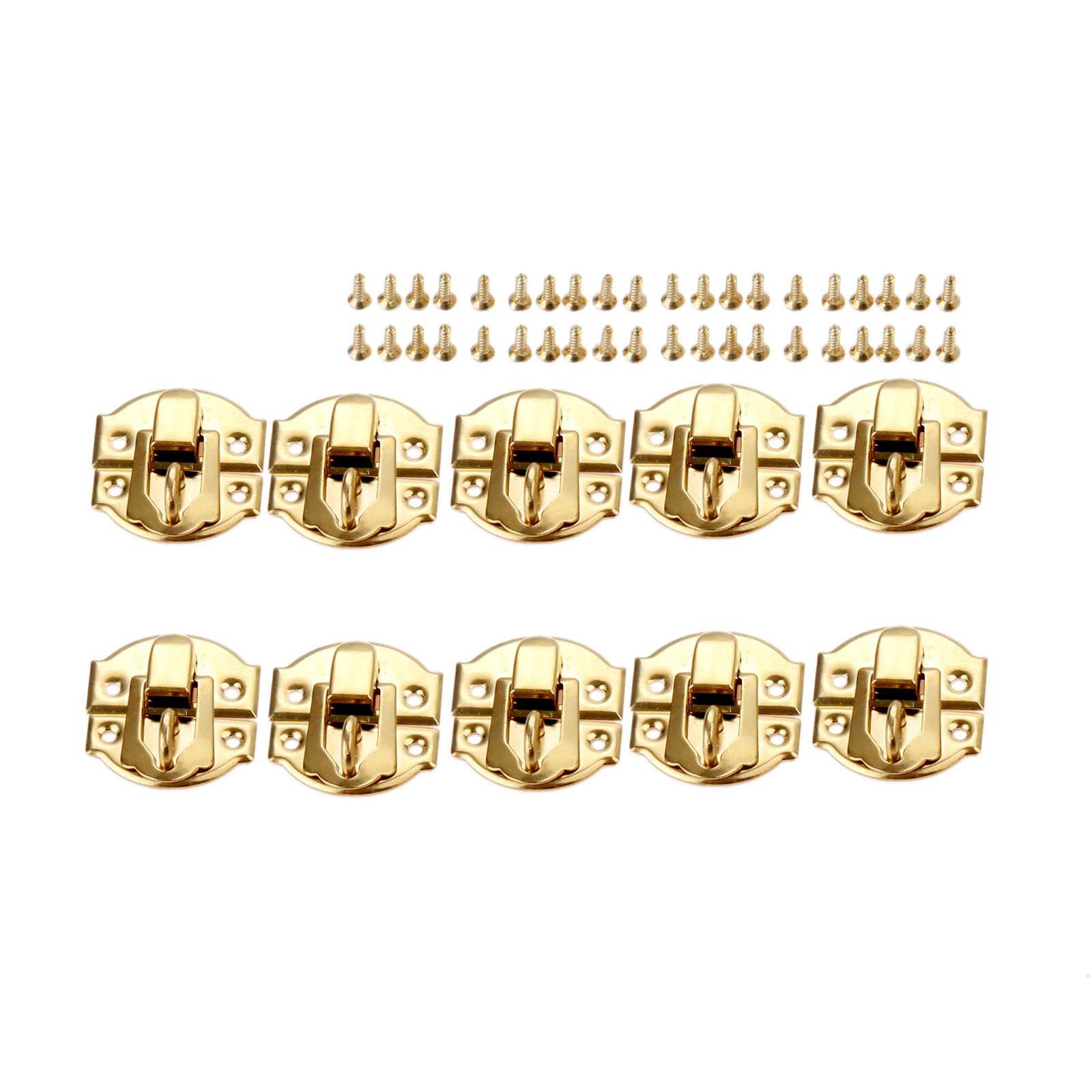 Furniture Hardware Vintage - 10 pz Golden Box Chiusura a