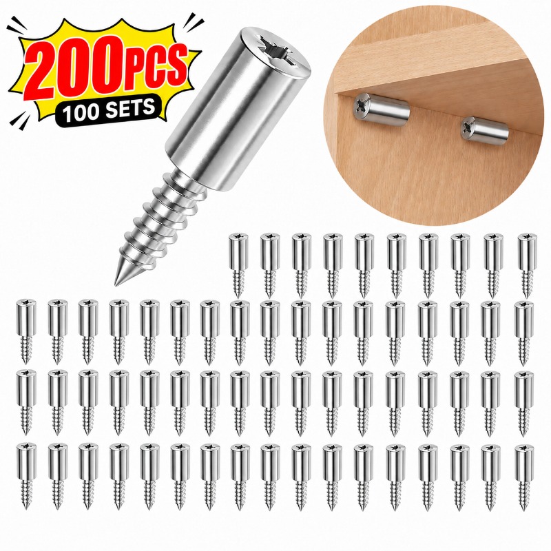 Shelf Peg Support - 5-100 Set di Viti Autofilettanti, Supporti