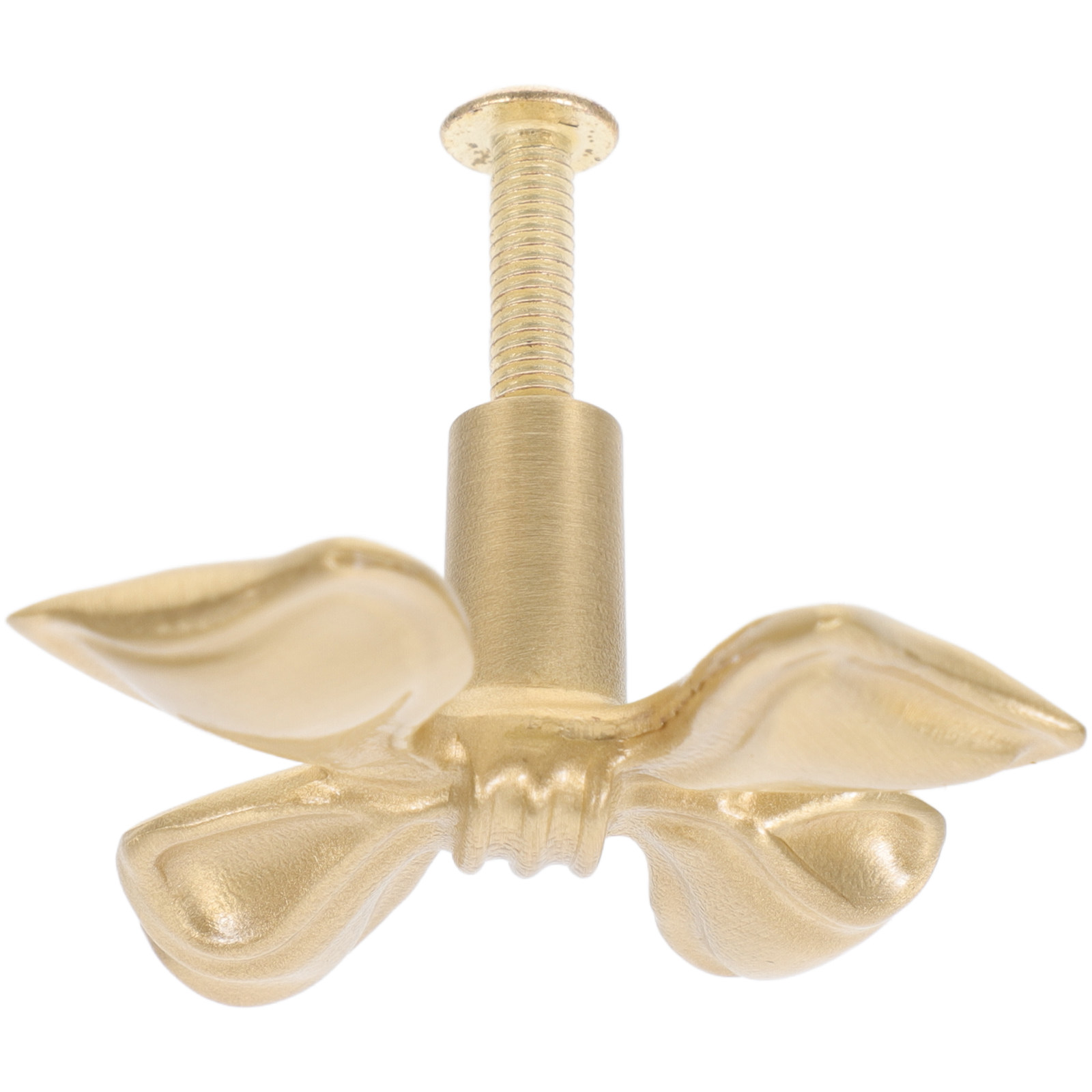 Unique Furniture Hardware - Maniglia a fiocco in ottone per