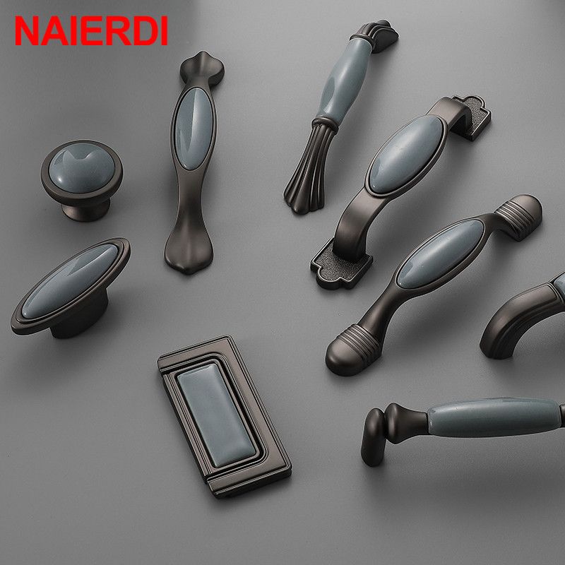 Furniture Hardware Vintage - NAIERDI Manopole per mobili in ceramica