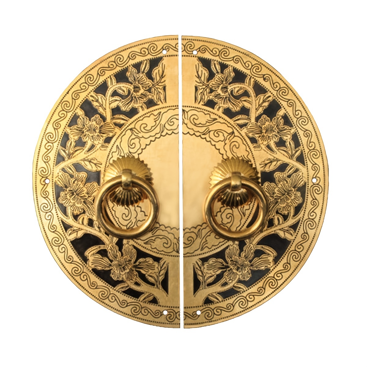 Furniture Hardware Vintage - Battente per maniglia con piastra di