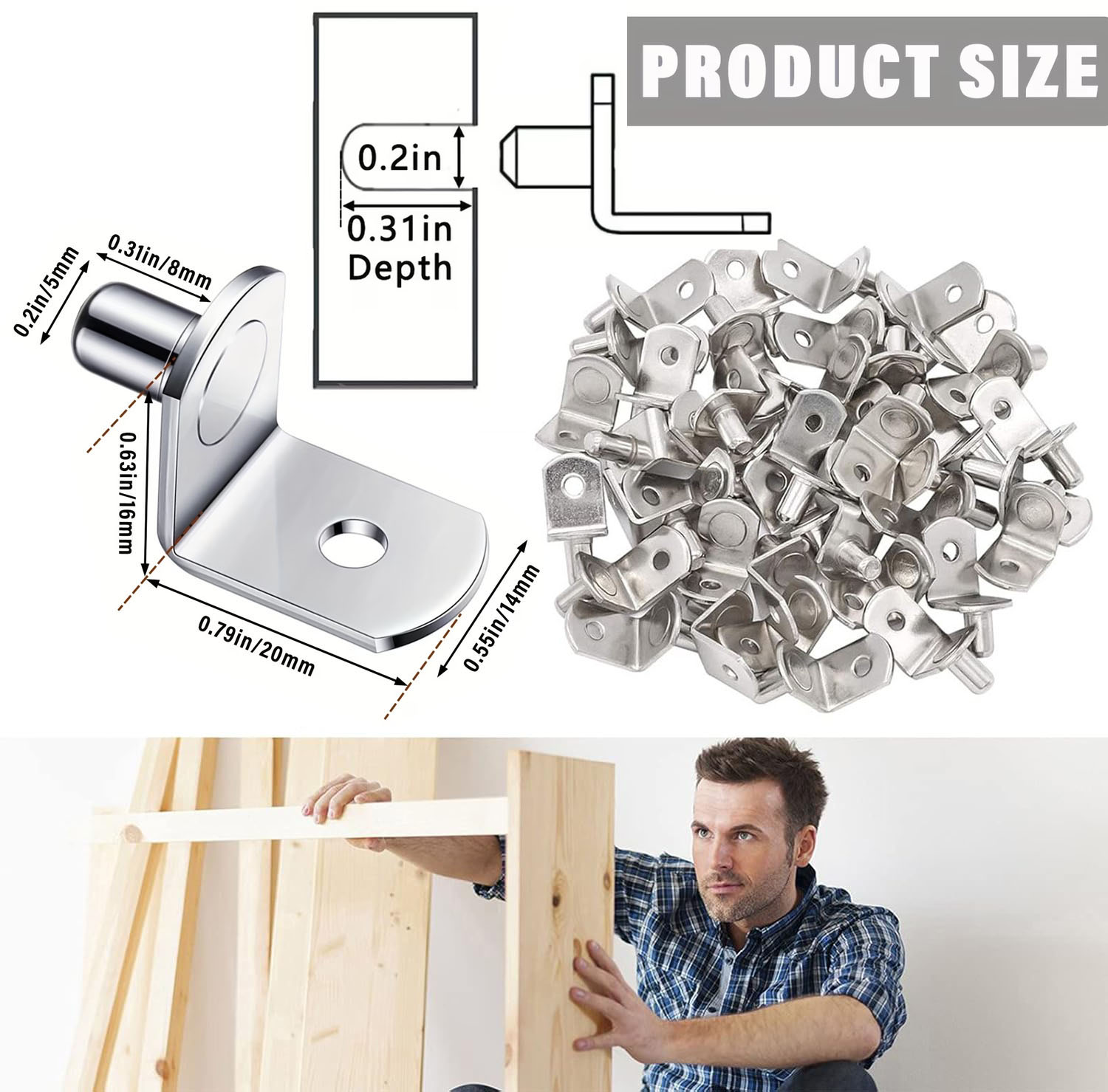 Pioli per mensole da 5 mm Pern - Shelf Peg Support recensione e prezzo