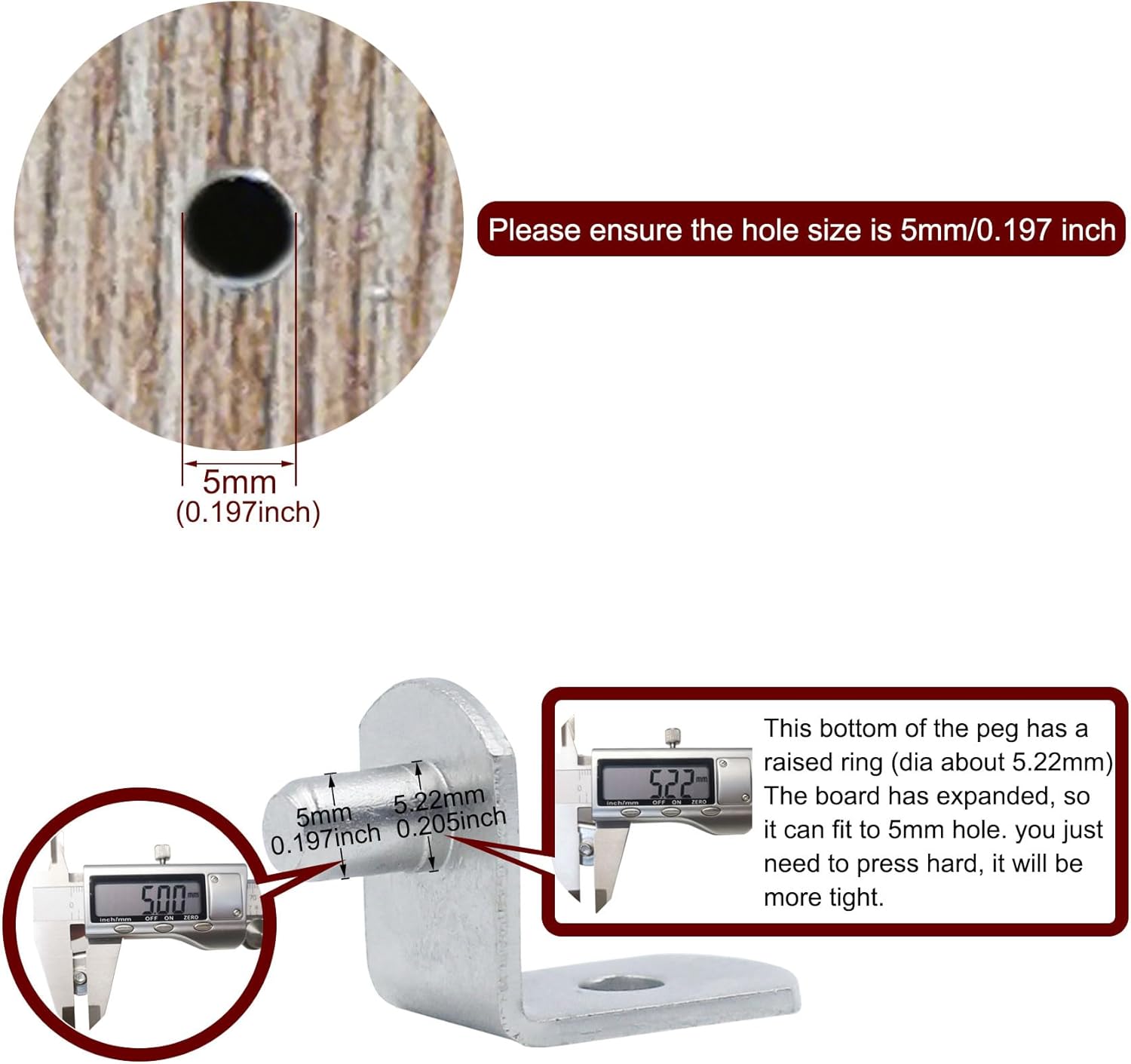 Pioli per mensole da 5 mm Pern - Shelf Peg Support recensione e prezzo