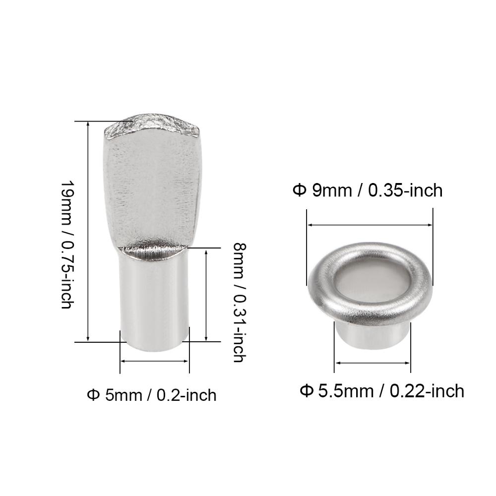Uxcell 20-200Pcs pioli per sta - Shelf Peg Support recensione e prezzo